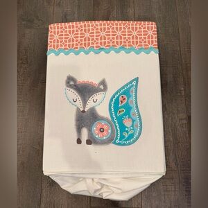 Levtex Baby Fiona Fox Nursery Storage Bin Hamper Woodland Nursery Decor